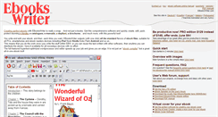 Desktop Screenshot of ebookswriter.com